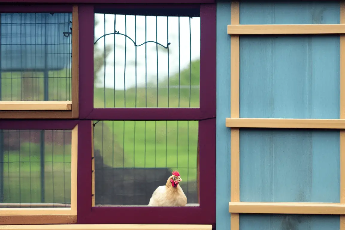 Chicken coop windows